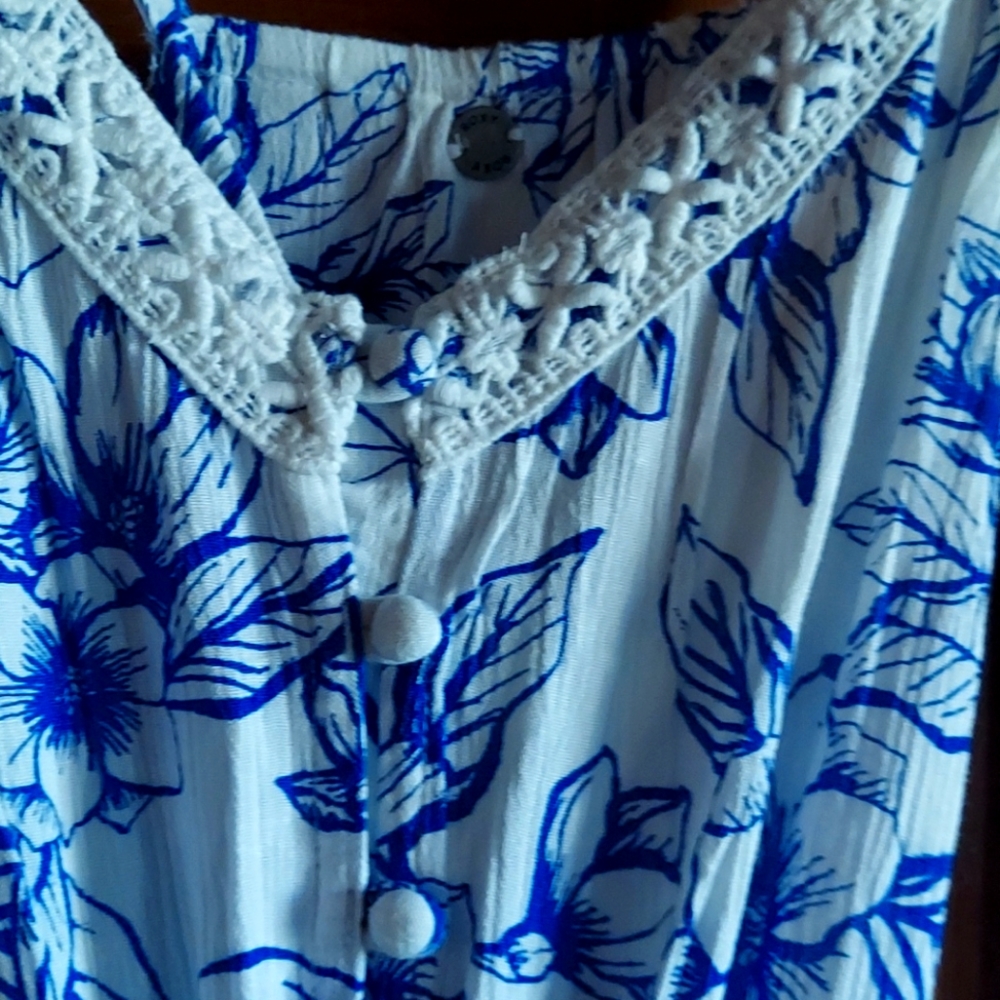 Roxy hot summer lands button through maxi